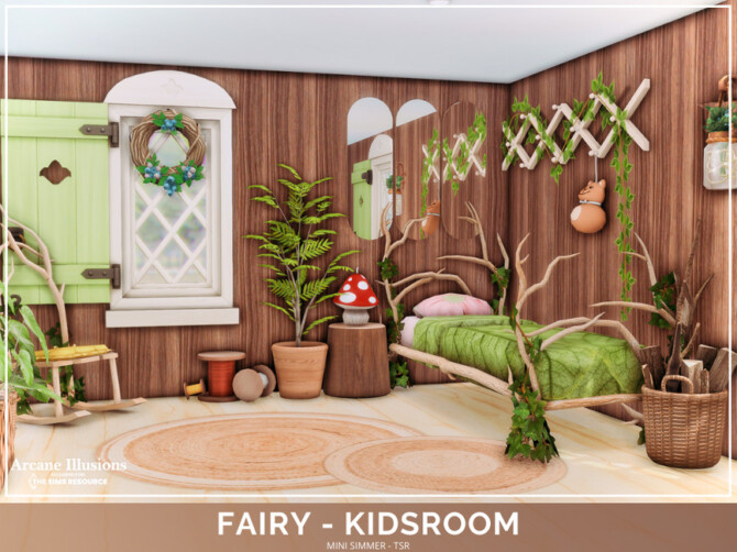 Sims 4 Arcane Illusions   Fairy Kids room by Mini Simmer at TSR