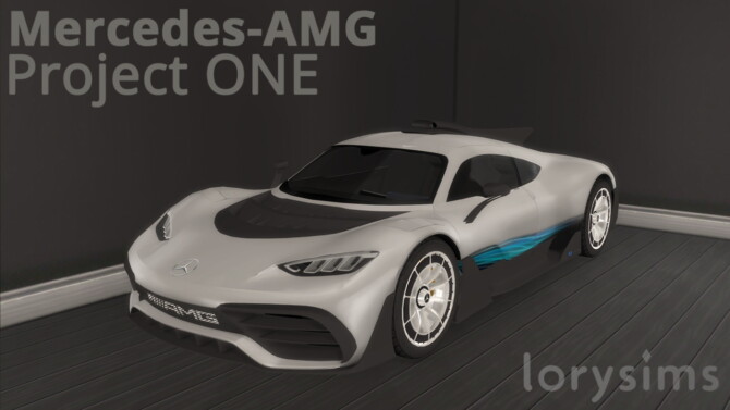 Sims 4 2017 Mercedes AMG Project ONE at LorySims