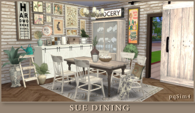 Sims 4 Sue Dining at pqSims4