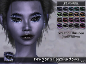 Arcane Illusions Dragons Eyeshadow by tatygagg at TSR