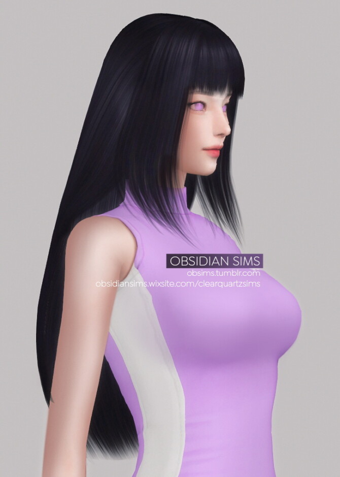 Sims 4 SEVENTH HEAVEN HAIRSTYLE at Obsidian Sims