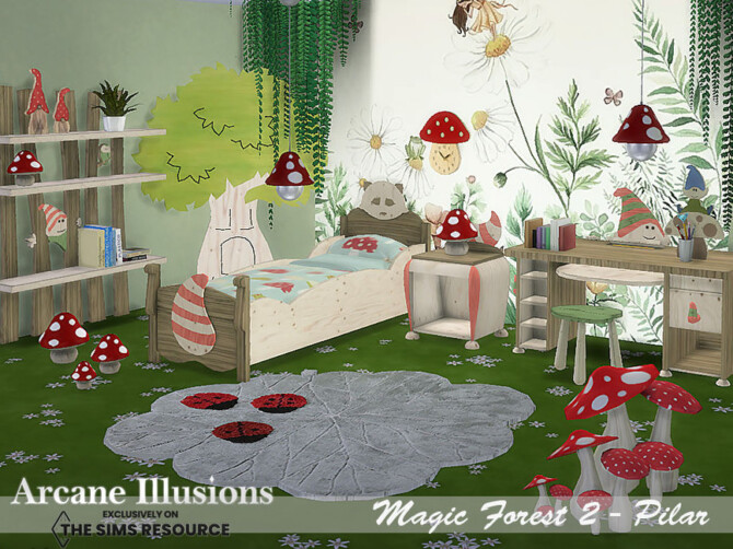 Sims 4 Arcane Illusions Magic Forest 2 by Pilar at TSR