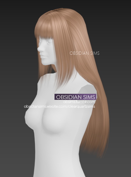 Sims 4 SEVENTH HEAVEN HAIRSTYLE at Obsidian Sims