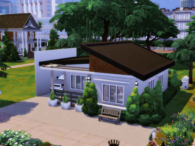 Sims 4 Small King house No CC by GenkaiHaretsu at TSR