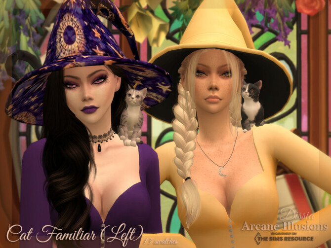 Sims 4 Arcane Illusions   Cat Familiar (Left) by Dissia at TSR