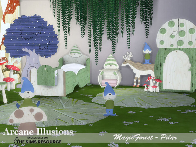 Sims 4 Arcane Illusions Magic Forest by Pilar at TSR