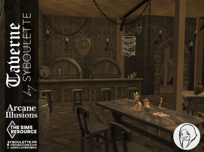 Sims 4 Arcane Illusions   Taverne set   Part 3 by Syboubou at TSR