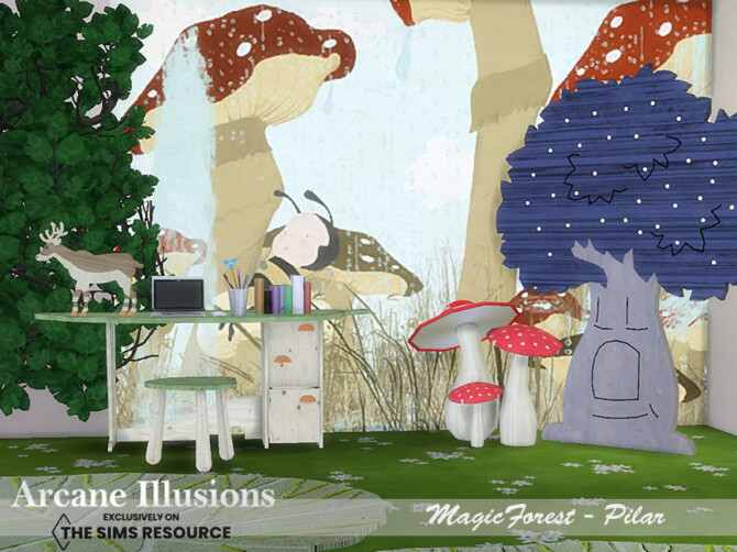 Sims 4 Arcane Illusions Magic Forest by Pilar at TSR