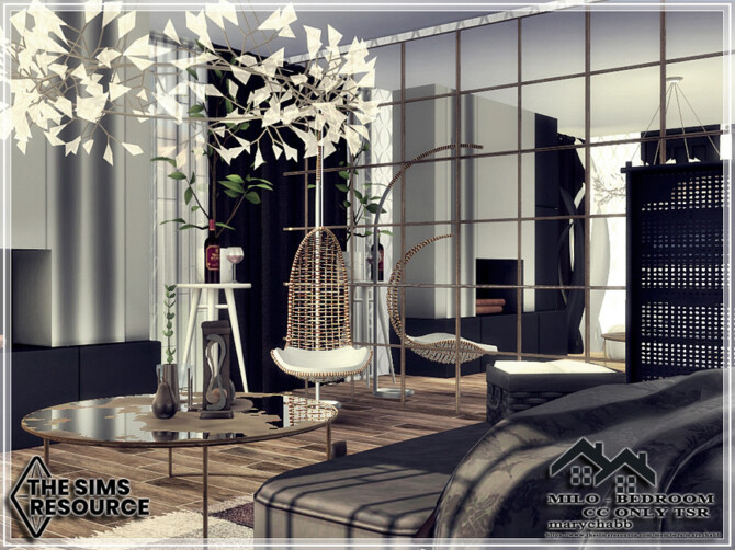 Sims 4 MILO Bedroom by marychabb at TSR