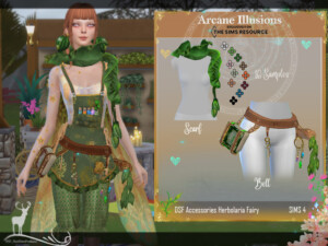 Arcane Illusions  – Accessories Herbolaria Fairy by DanSimsFantasy at TSR