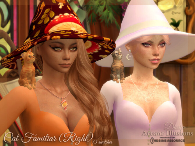 Sims 4 Arcane Illusions   Cat Familiar (Right) by Dissia at TSR