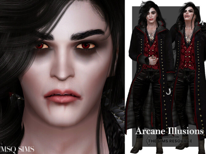 Sims 4 Arcane Illusions Caden Foy  by MSQSIMS at TSR
