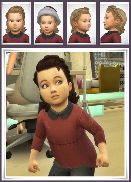 Sims 4 Sienna Toddler Hair at Birksches Sims Blog