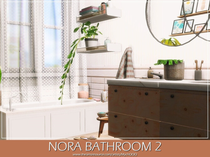 Sims 4 Nora Bathroom 2 by MychQQQ at TSR