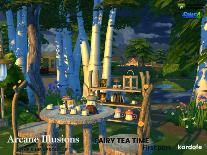 Sims 4 Arcane Illusions Fairy tea time1 by kardofe at TSR