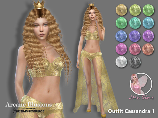 Sims 4 Arcane Illusions   Outfit Cassandra 1 by Jaru Sims at TSR