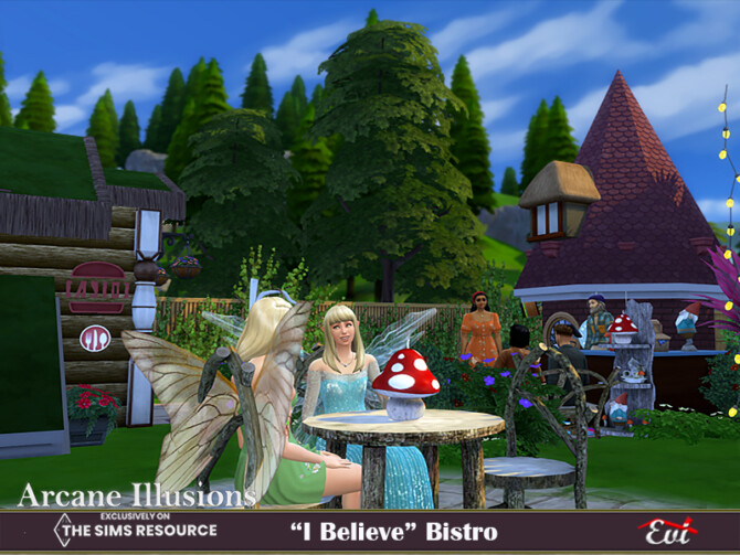 Sims 4 Arcane Illusion I believe bistro by evi at TSR