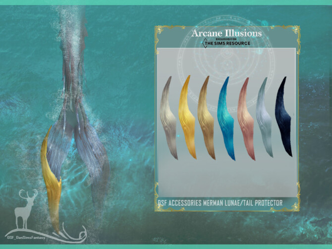 Sims 4 Arcane Illusions  Accessories Merman Lunae by DanSimsFantasy at TSR
