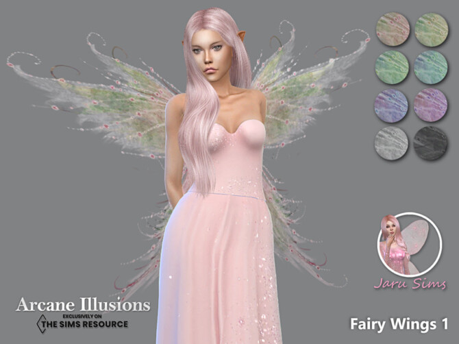 Sims 4 Arcane Illusions   Fairy Wings 1 by Jaru Sims at TSR