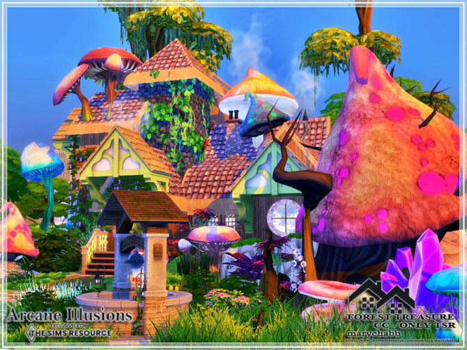 Sims 4 Arcane Illusions   Forest Treasure by marychabb at TSR