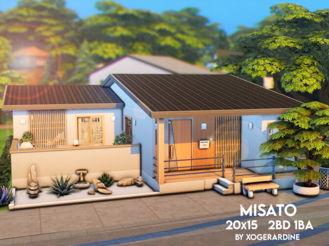 Sims 4 Misato House by xogerardine at TSR