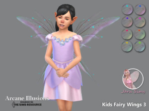 Arcane Illusions – Kids Fairy Wings 3 by Jaru Sims at TSR