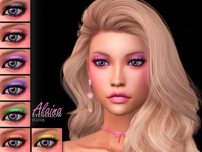 Sims 4 Alaina Eyeshadow N16 by Suzue at TSR