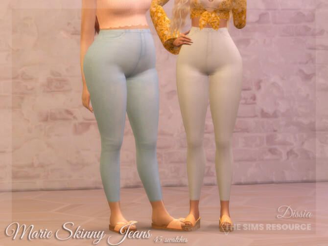 Sims 4 Marie Skinny Jeans by Dissia at TSR