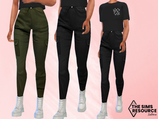 Sims 4 Camuflage Pants by Saliwa at TSR