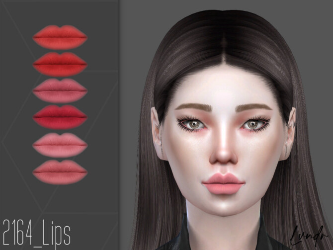 Sims 4 2164 Lips by LVNDRCC at TSR