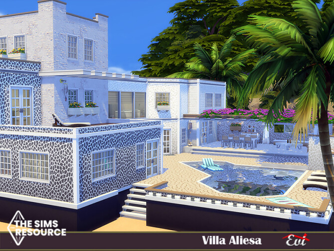 Sims 4 Villa Aliesa by evi at TSR