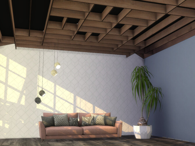 Sims 4 Niswger Ceiling Decor Panels by Onyxium at TSR