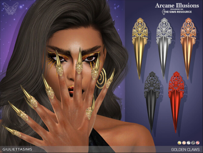 Sims 4 Arcane Illusions   Golden Claws by feyona at TSR
