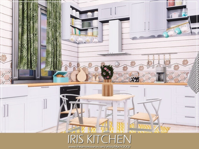 Sims 4 Iris Kitchen by MychQQQ at TSR