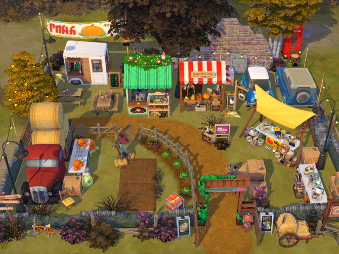 Sims 4 Harvest Market by Flubs79 at TSR