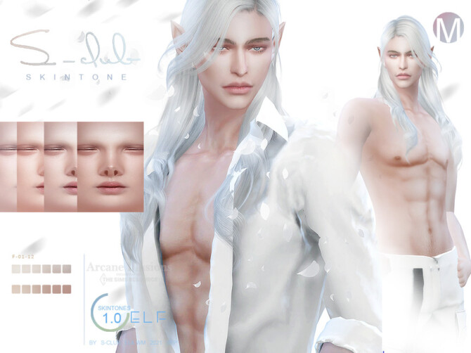 Sims 4 Arcane illusion Elf skintones Male by S Club at TSR