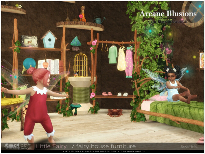 Sims 4 Arcane Illusions  Little Fairy furniture by Severinka  at TSR