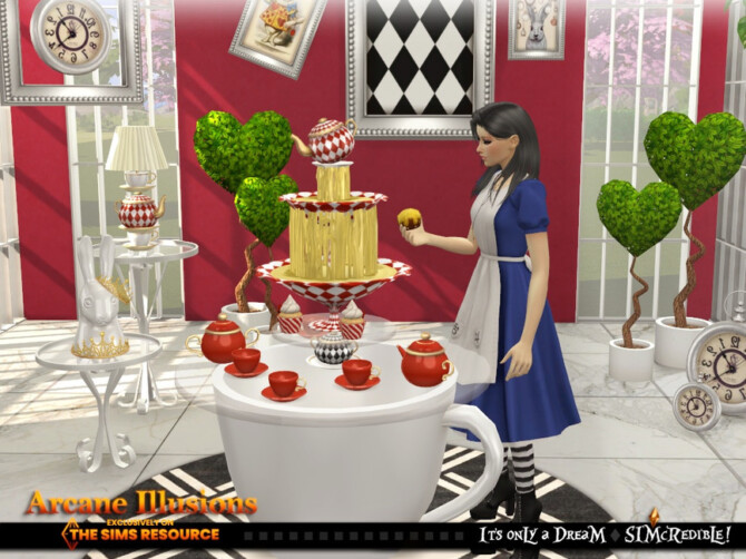 Sims 4 Arcane Illusions Its only a dream   Decor by SIMcredible! at TSR