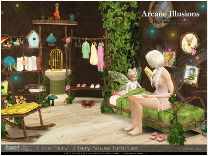 Sims 4 Arcane Illusions  Little Fairy furniture by Severinka  at TSR