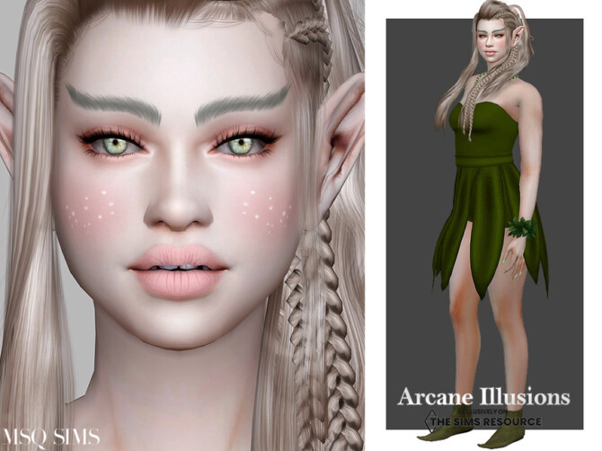 Sims 4 Arcane Illusions Eleanor Elve by MSQSIMS at TSR