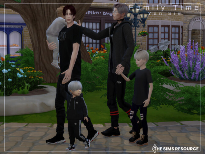 Sims 4 Family Time Pose Pack by YaniSim at TSR