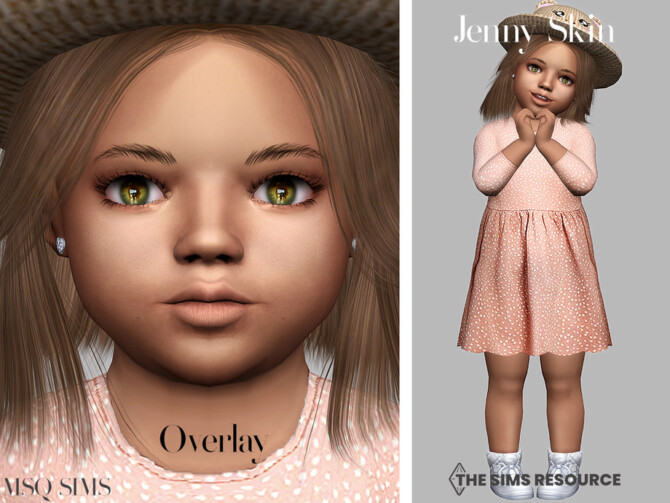 Sims 4 Jenny Skin Overlay Toddler by MSQSIMS at TSR