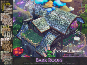 Arcane Illusions – Bark Roofs  by Rirann at TSR