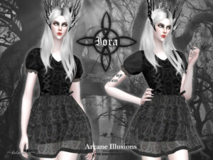 Arcane Illusions – IORA – Short Dress by Helsoseira at TSR