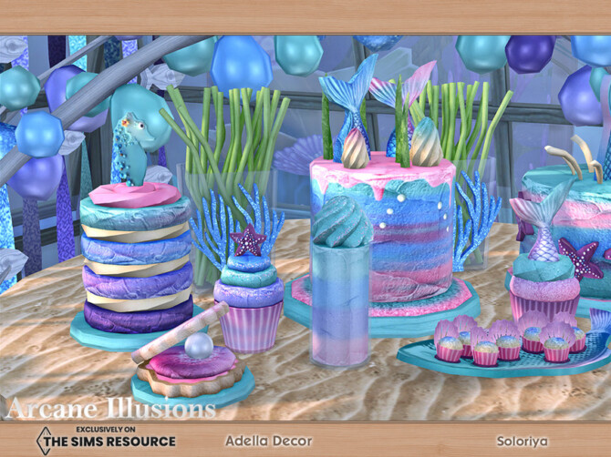 Sims 4 Arcane Illusions   Adella Decor by soloriya at TSR