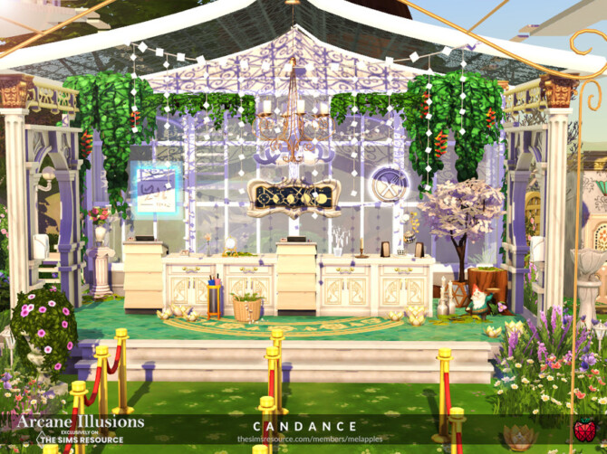 Sims 4 Arcane Illusions   Candance restaurant by melapples at TSR