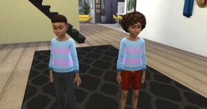 Undertale sweaters (Chara, Frisk, Asriel) by sandersfan22 at Mod The Sims 4