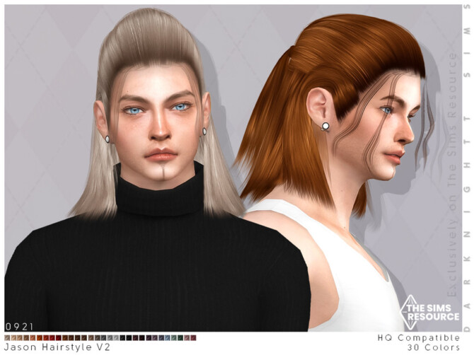 Sims 4 Jason Hairstyle V2 by DarkNighTt at TSR