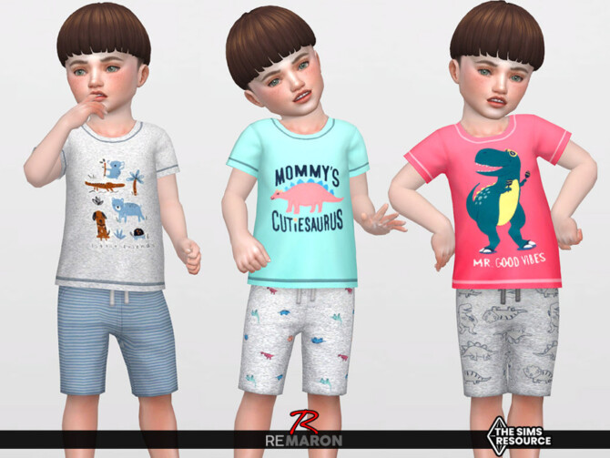 Sims 4 Carters Shirt 02 for Toddler by remaron at TSR