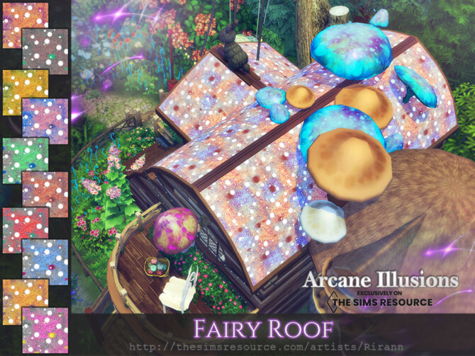 Sims 4 Arcane Illusions   Fairy Roof by Rirann at TSR